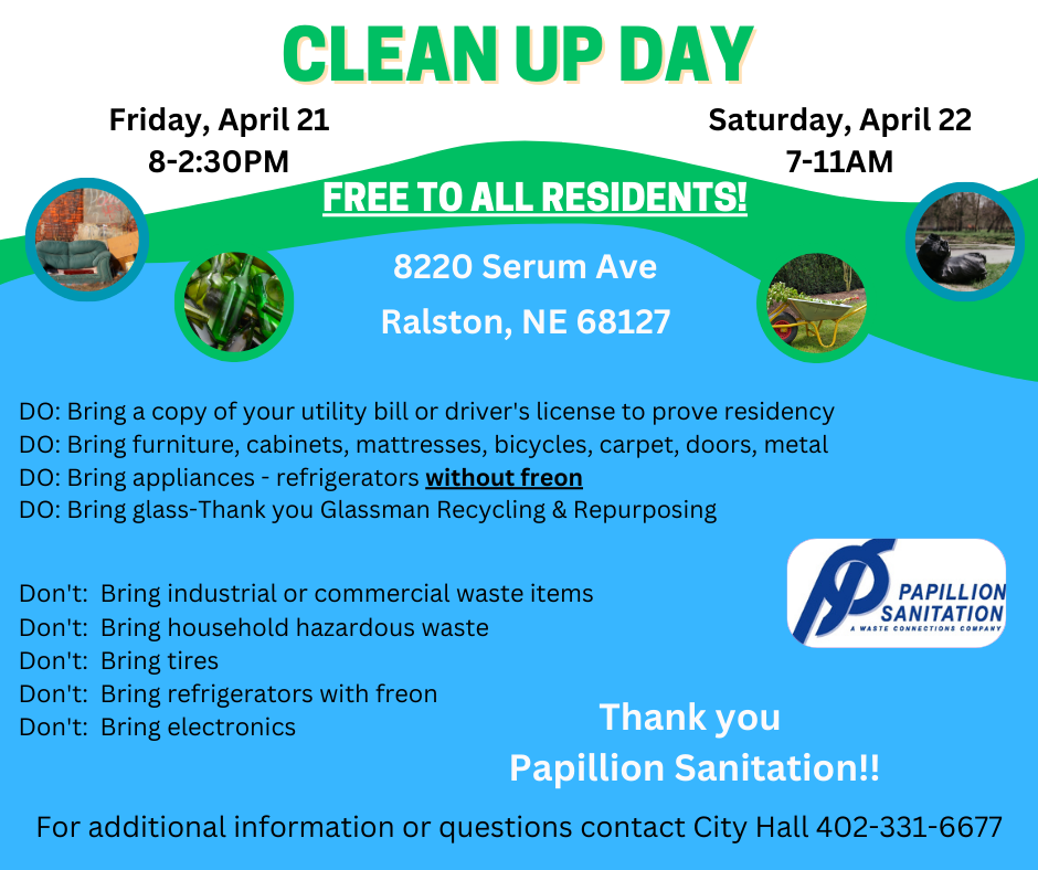 clean up day flyer